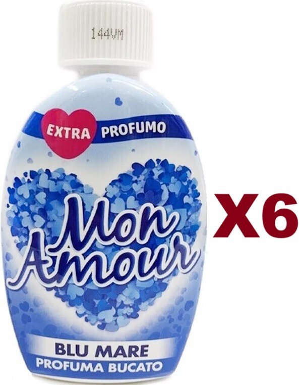 6PCS MON AMOUR SEA BLUE PERFUME LAUNDRY EXTRA PERFUME 220ML