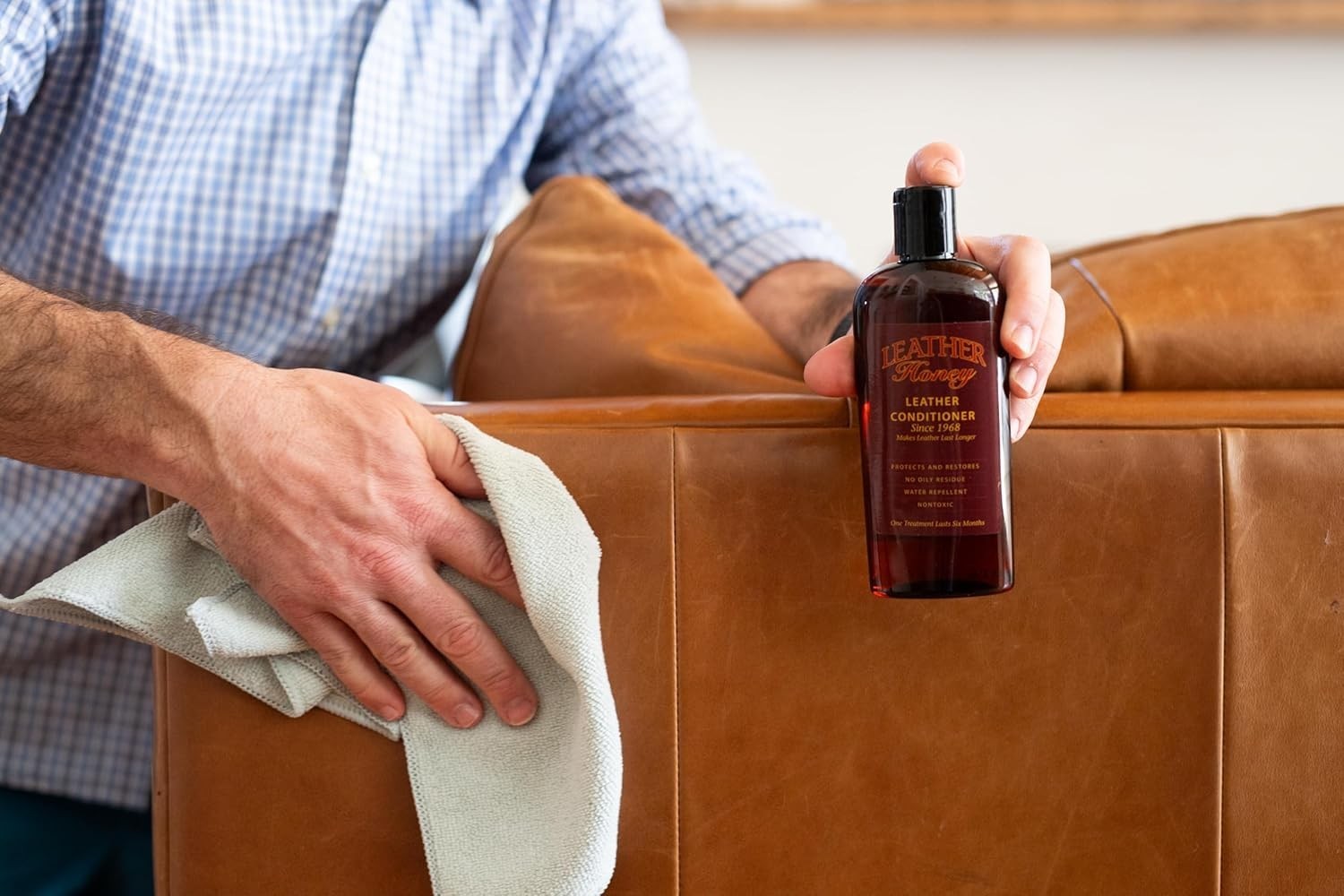 Lint-Free Application Cloth: Microfiber Cloth for Use with Leather Conditione…