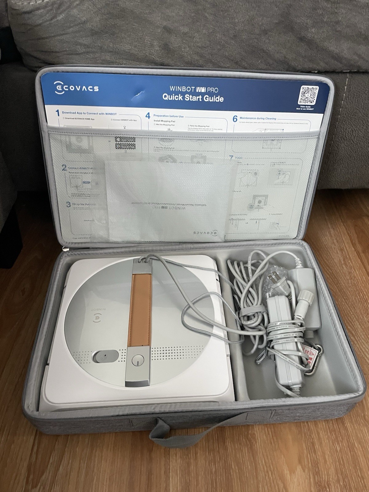 Ecovacs Winbot W1 Pro Window Cleaning Robot, App Control Free Shipping