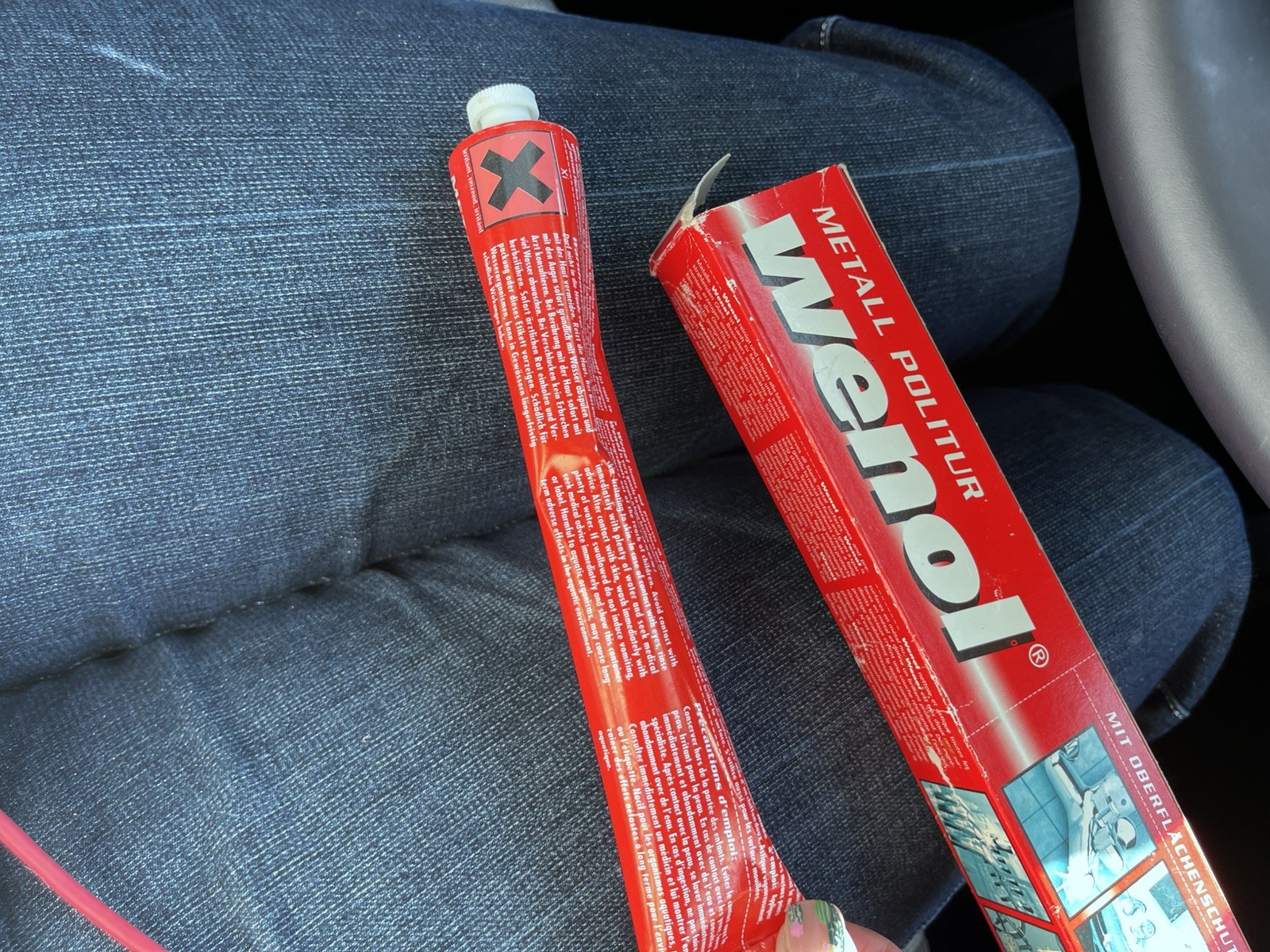 Wenol Metal Cleaner Polish with Surface Protection – 3.98 Fl. Oz. Tube [Red]