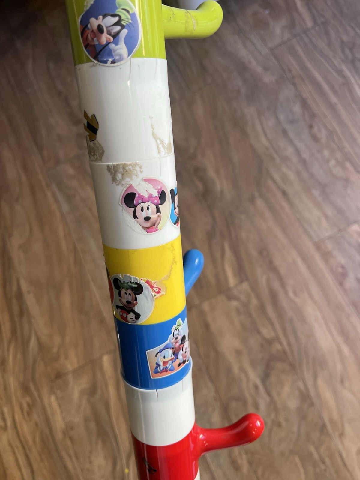 Vintage IKEA Krokig Coat Rack Pop Art Memphis Style Rare 51 Inch Floor Stand