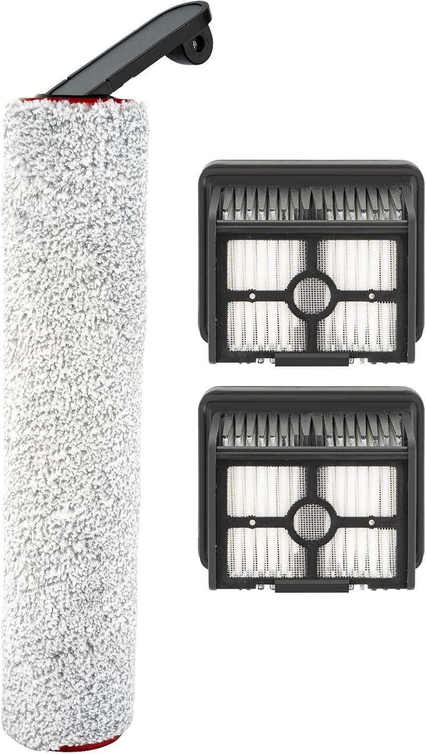 3 Pack H12 Pro Replacement Brush Rollers and Filters Compatible with Dreame H12