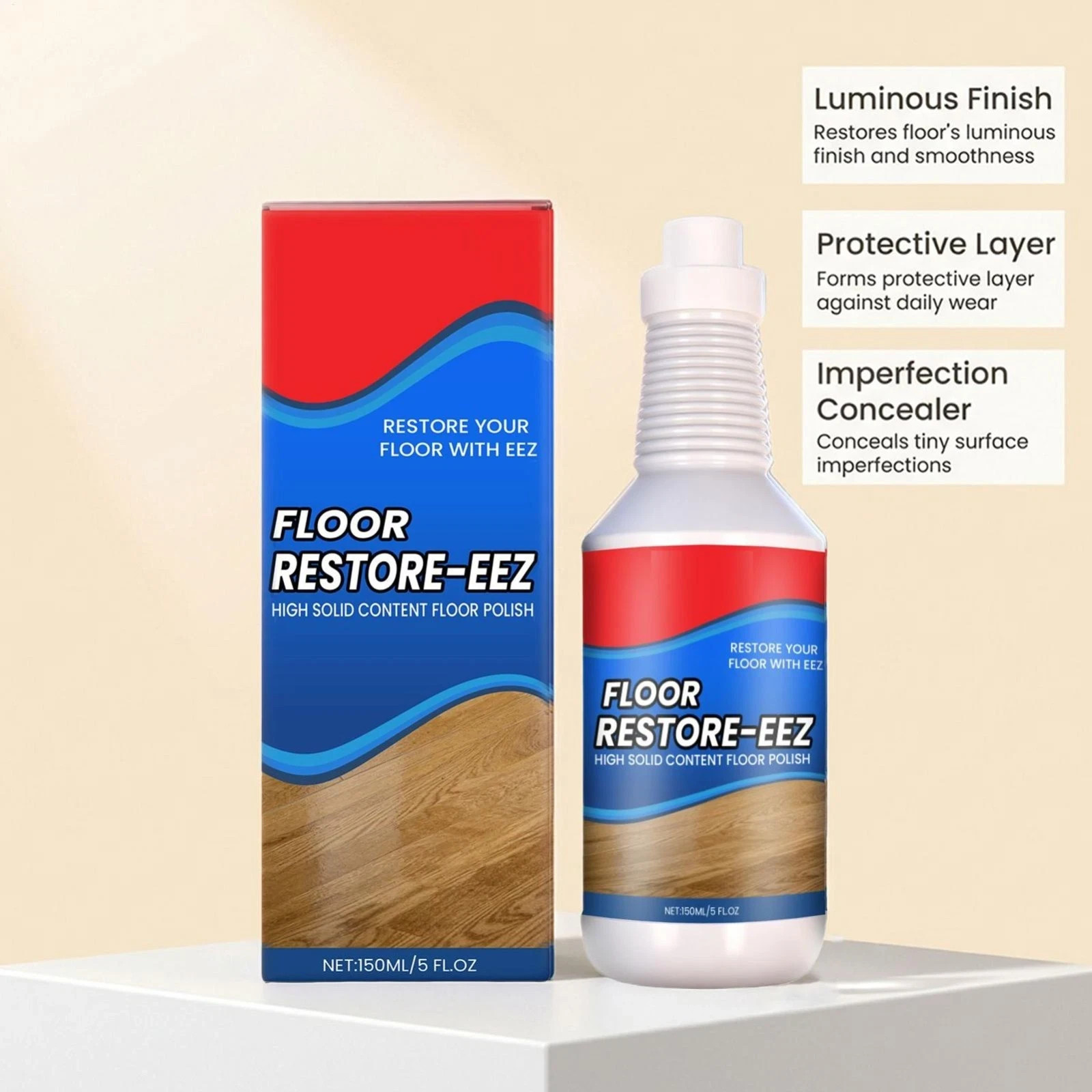 Clean-Eez Ultimate Floor Restorer & Polish – Revitalize And Shine Wood 150ml