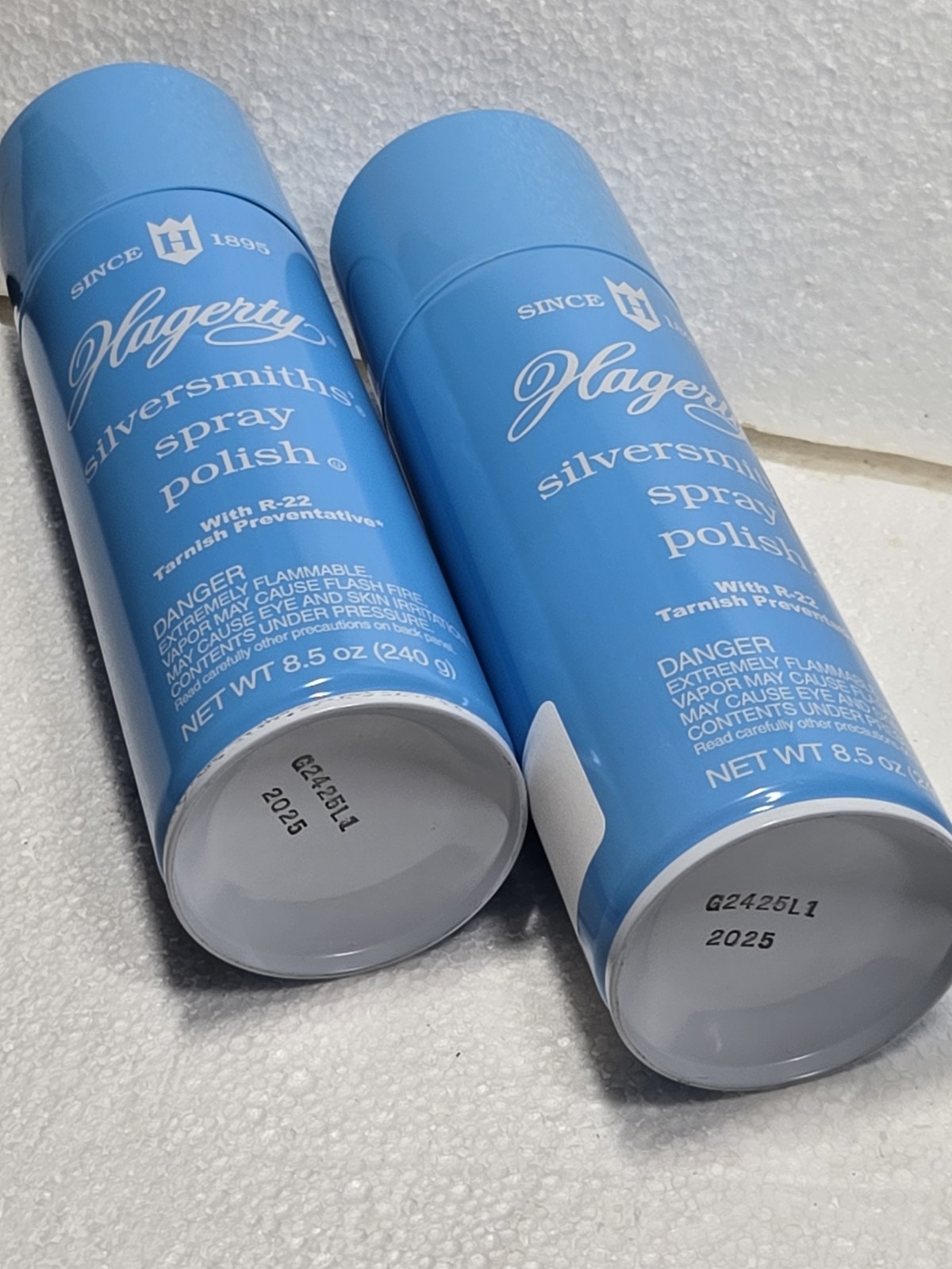 LOT 2 Hagerty No Scent Silversmiths’ Spray Polish 8.5oz Liquid Can