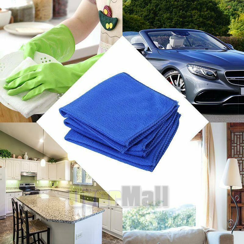 50 pcs Micro Fiber Soft Cloth Towels Set for Auto Car Detailing Cleaning Washing