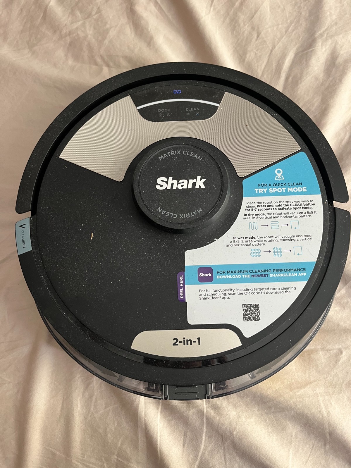 Shark AI Ultra 2in1 Robot Vacuum and Mop – Black (AV2610WA)