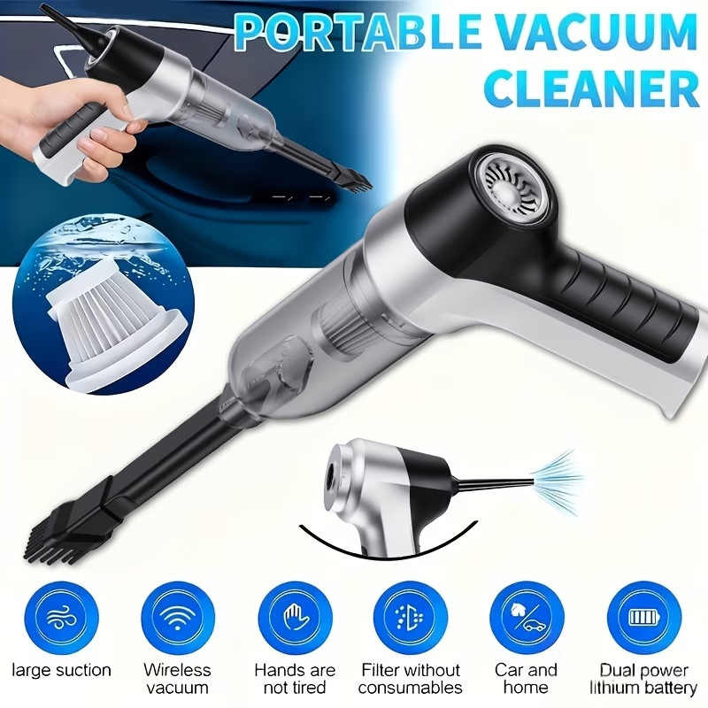 Cordless Handheld Vacuum Cleaner Small Mini Portable Car Auto Home Wireless