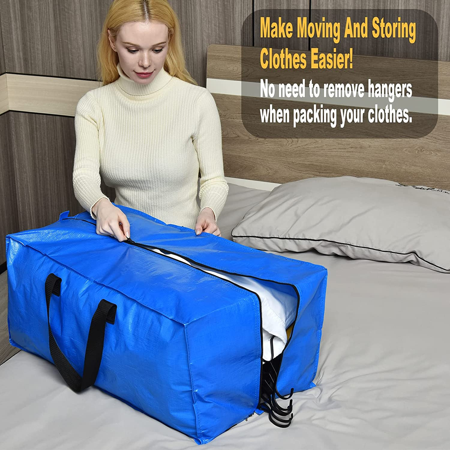 Moving Bags Heavy Duty Extra Large, 6 PACK Boxes for Moving Large and XL