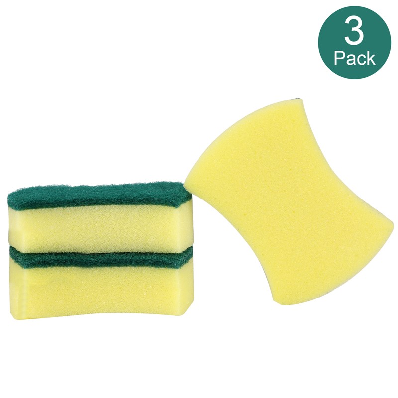 6~72Pack Scrub Scrubbing Sponges Kitchen Cleaning Non-Scratch Stove Dish Sponge
