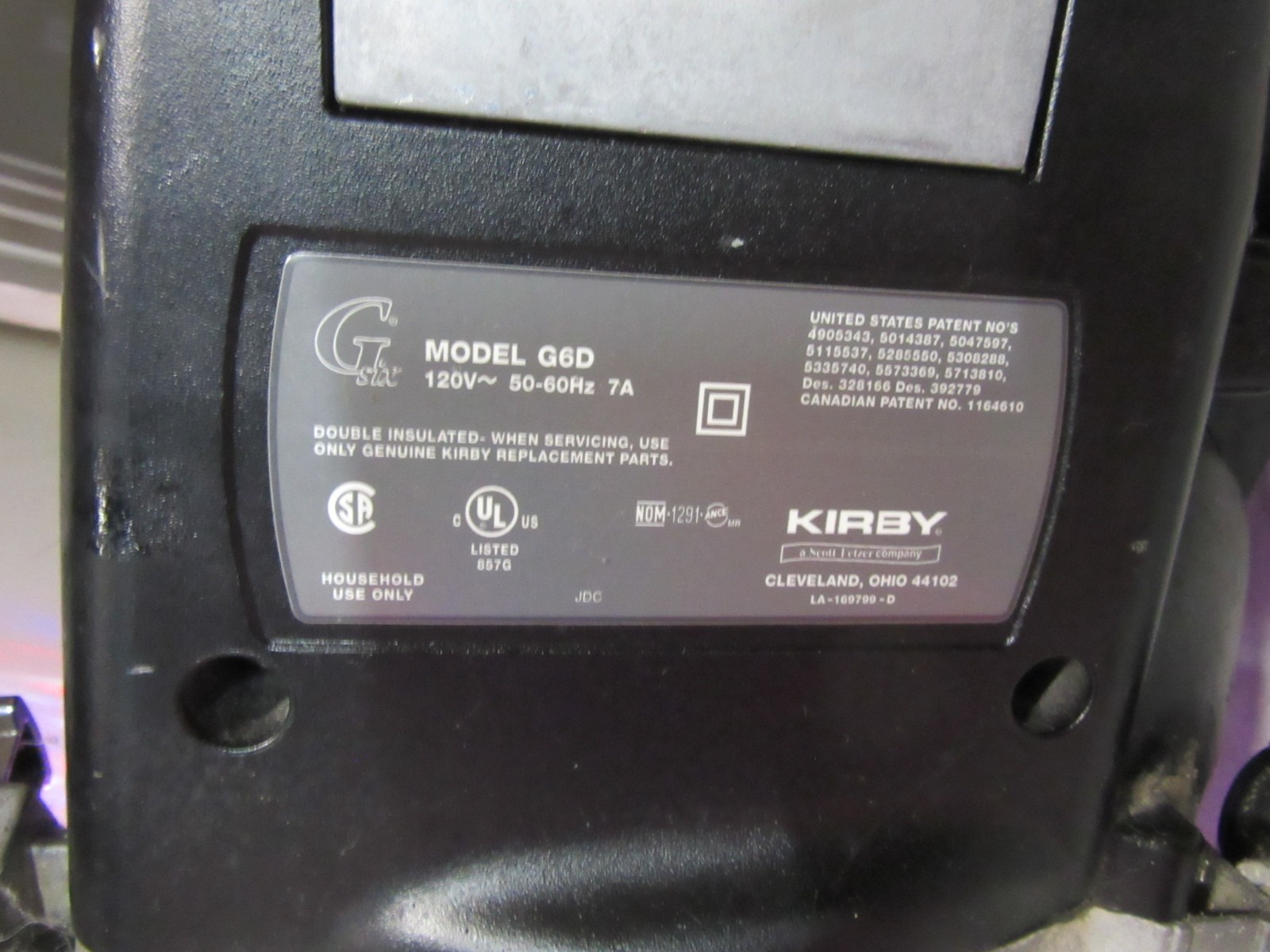 Working Kirby G6 G6D 2001 Limited Edition Vacuum w Tech Drive FREESHIP