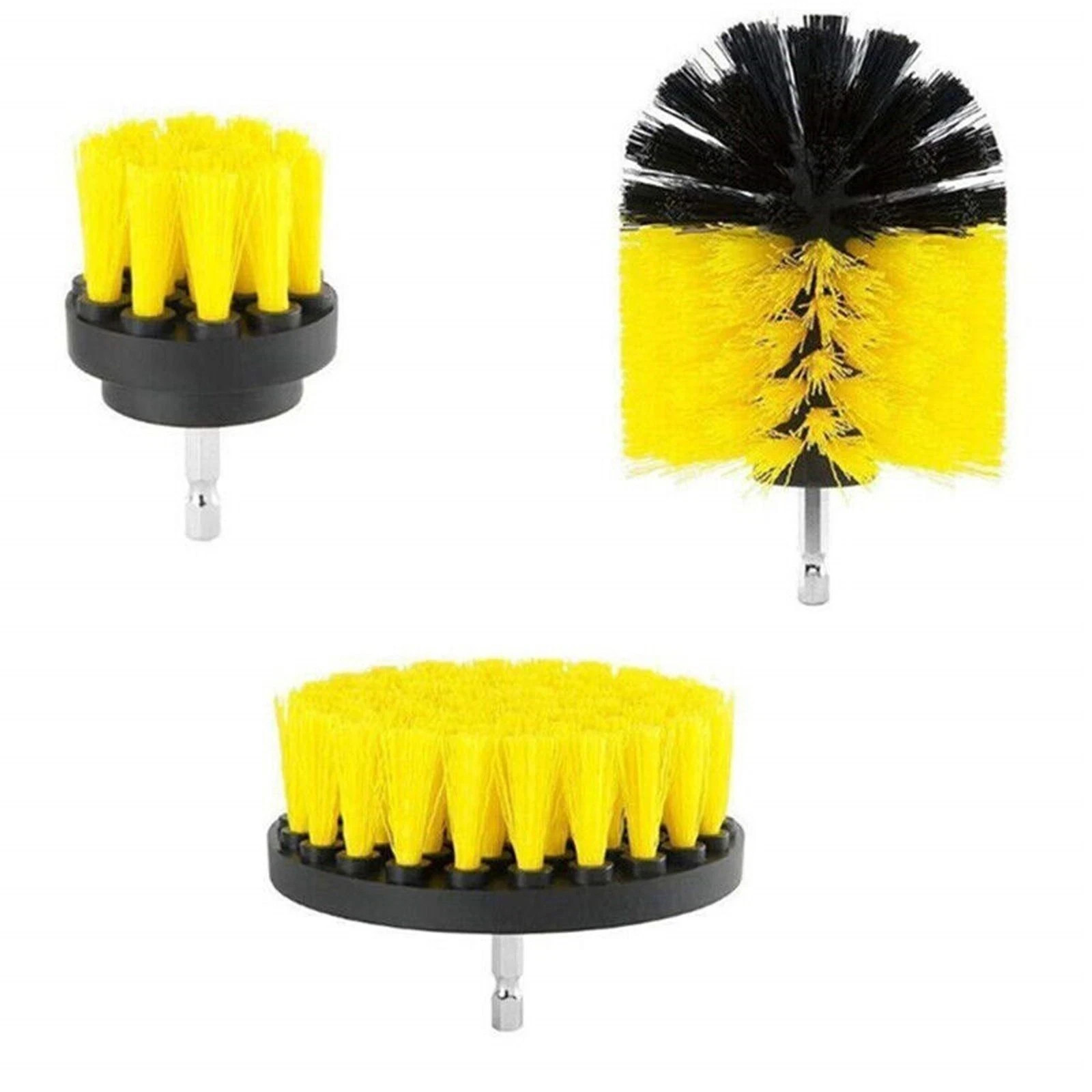 Drill Brush Set Power Scrubber Drill Attachments For Carpet Tile Grout Cleaning