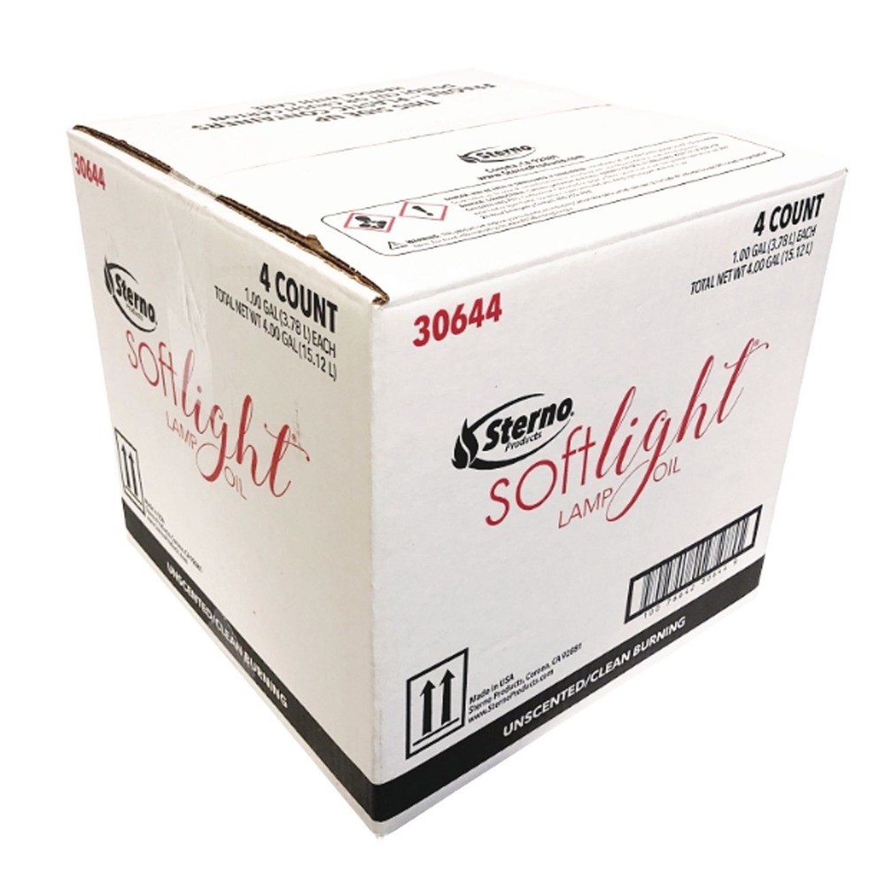 Sterno 30644 1 gal Bottle Liquid Wax Lamp Oil – Clear (4/CT) New
