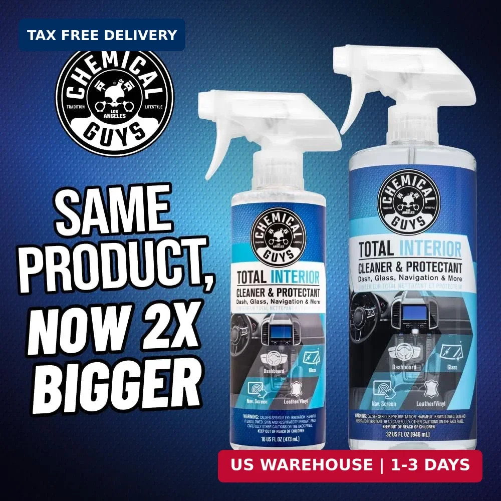 Total Interior Cleaner & Protectant, Leather & Vinyl, 32 oz | Cle