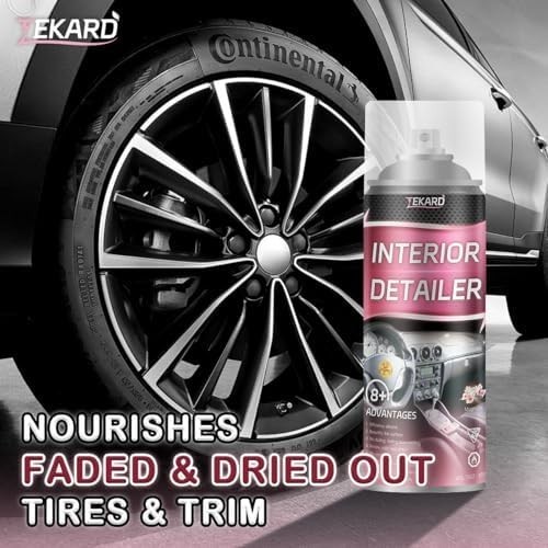 TEKARD Car Interior Cleaner & Polisher – 3x15oz Bottles for Auto Detailing~