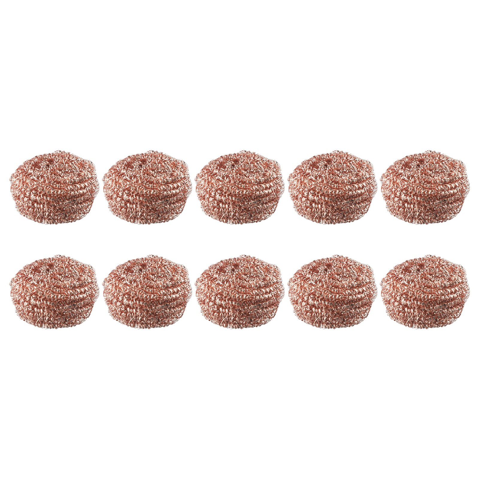 10PCS Copper Metal Wire Sponge Ball Iron Tip Nozzle Cleaner Slag Remover Tool