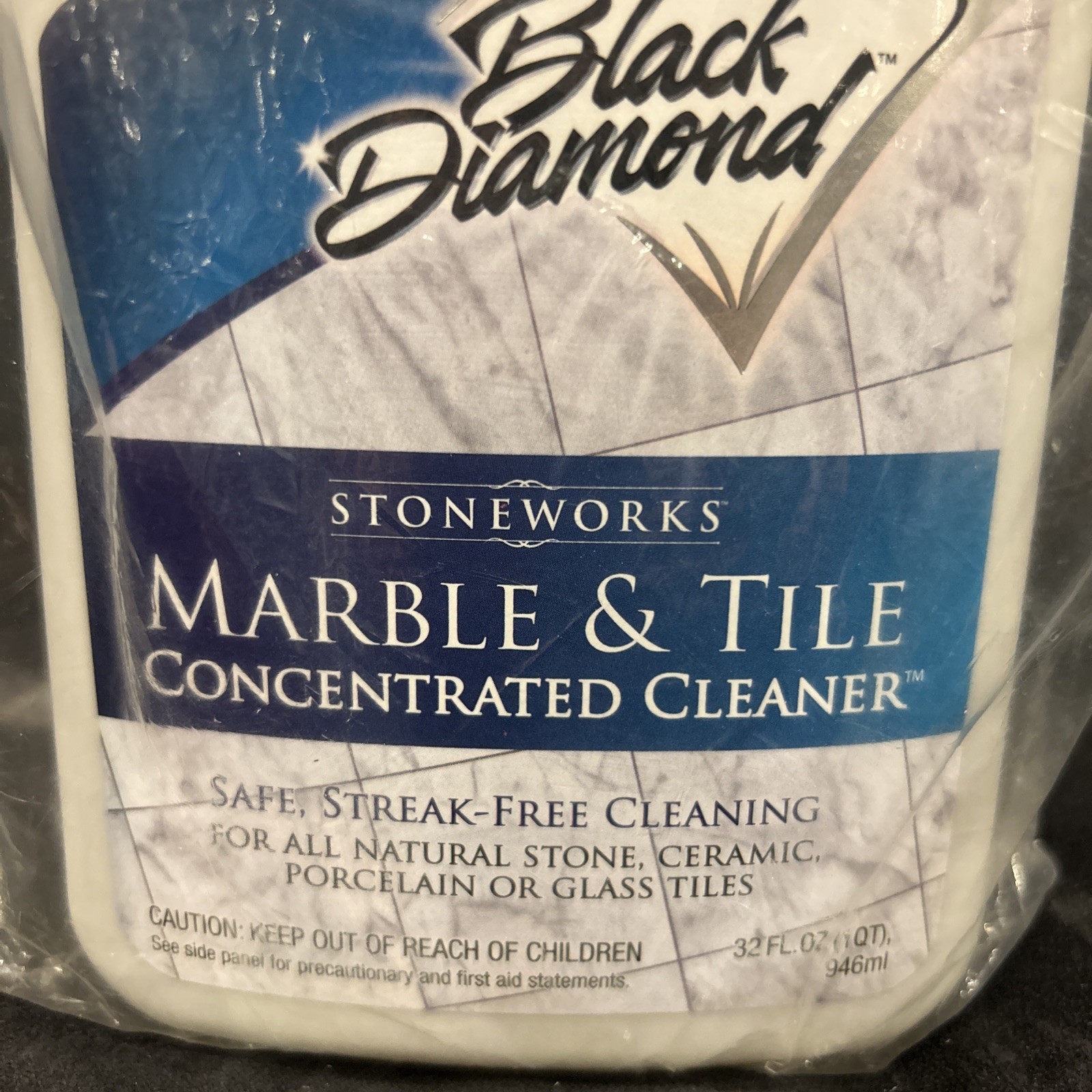 Black Diamond Stoneworks MARBLE & TILE FLOOR CLEANER. Great for Ceramic, New