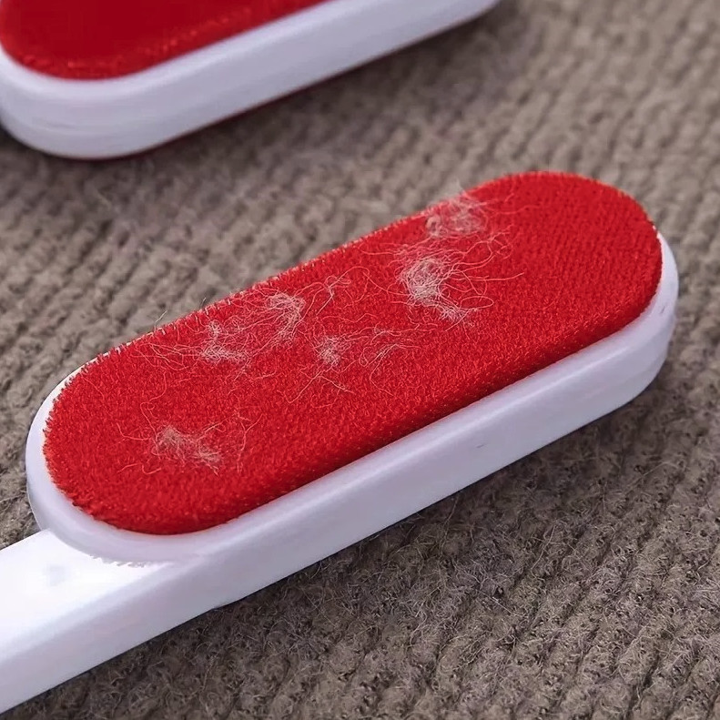 1pc Self Cleaning Lint Roller Pet Hair Remover Brush Reusable Tool – NEW