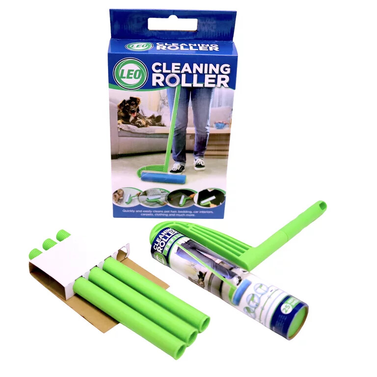 Leo Cleaning Roller or Refill 50 Sheets per roll 2/3/6 packs pet hair removal