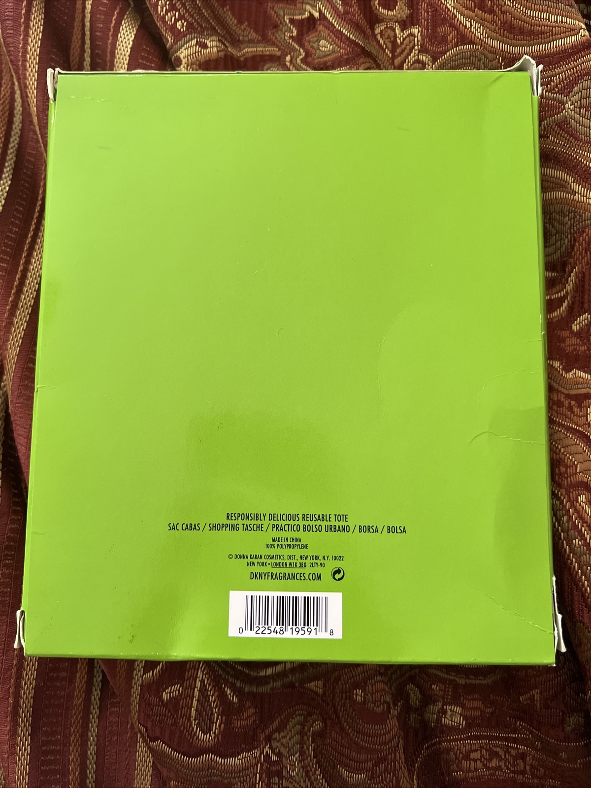 DKNY Be Delicious Pop Art Designed Reusable Tote by Donna Karan