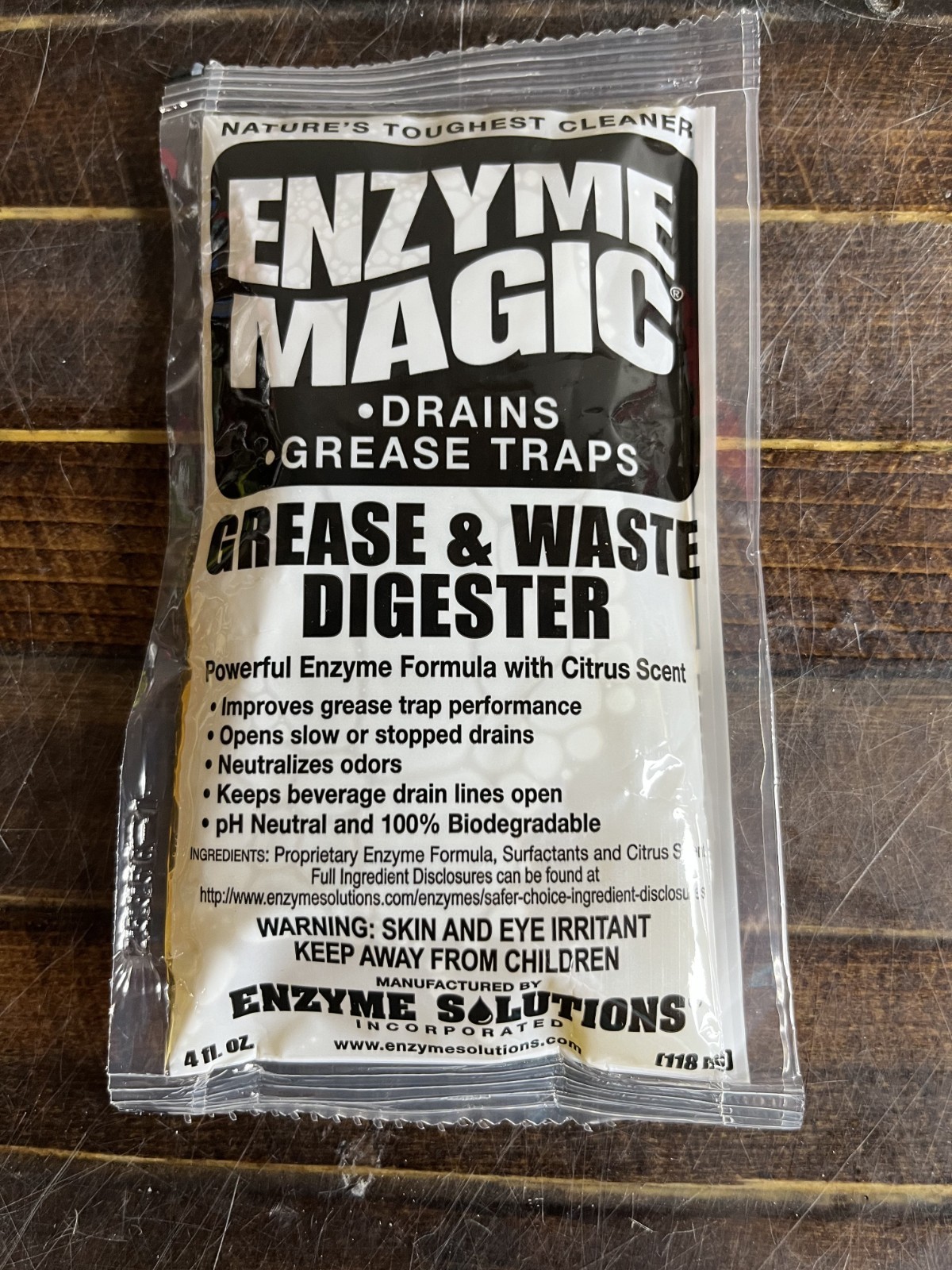 32 Pack Enzyme Magic Grease & Waste Digester 4oz Citrus Drain Cleaner