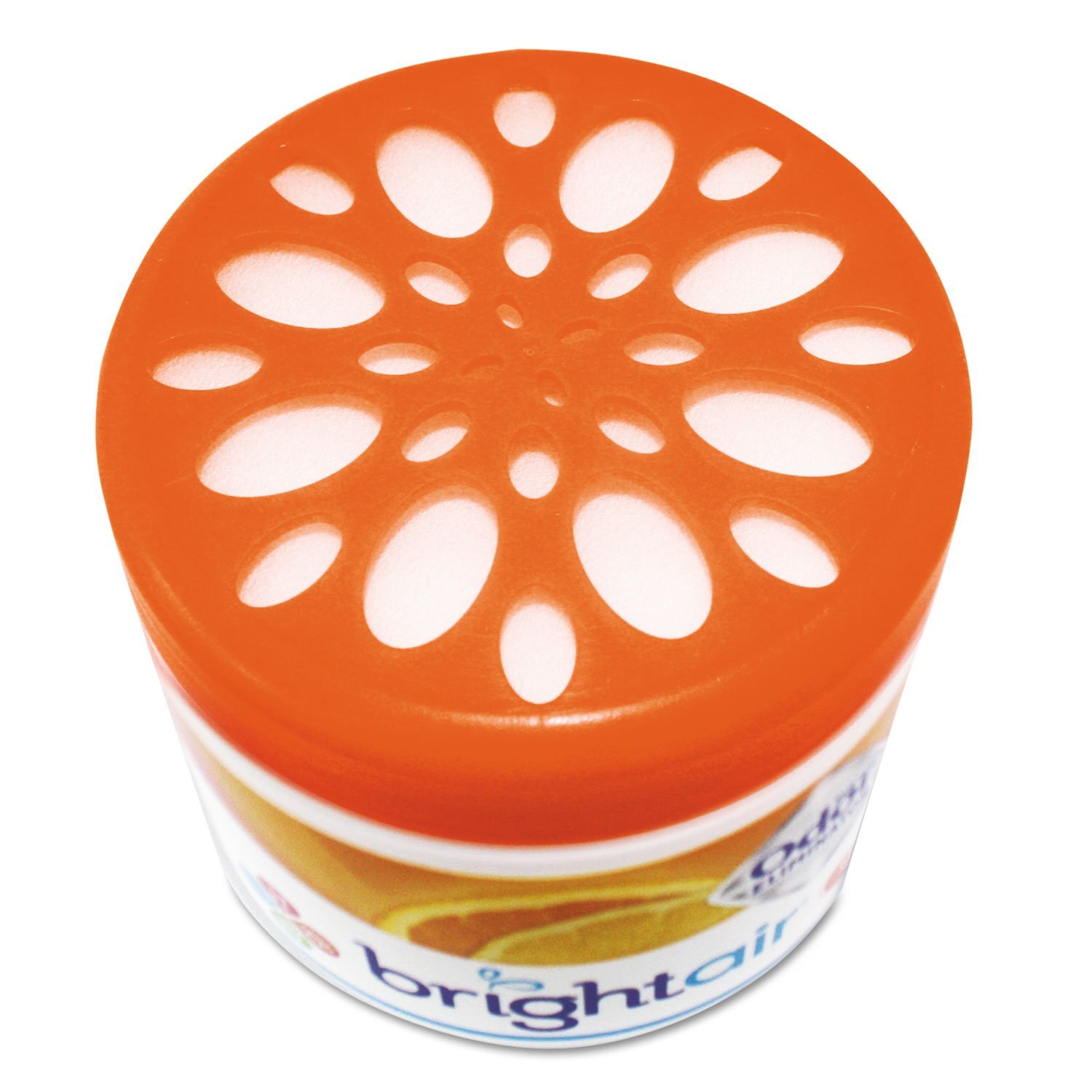 6 Pack 14 Ounce Mandarin Orange Fresh Lemon Deodorizer Solid Gel 90 Days