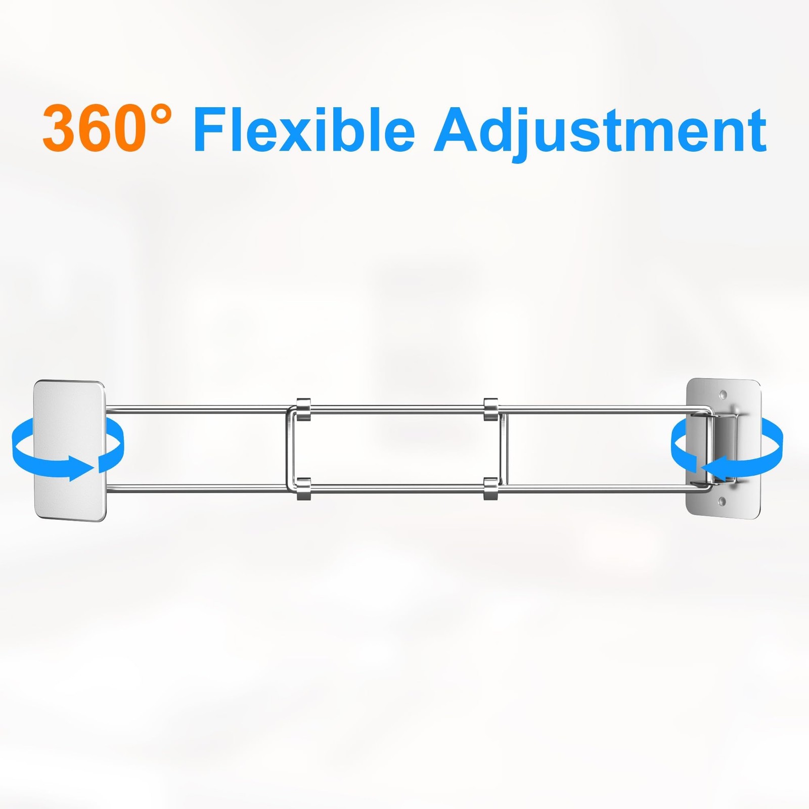 RV Corner Rod 2 Pack, Camper Shelf Bar, 7–13 Inches Adjustable Bathroom Organ…