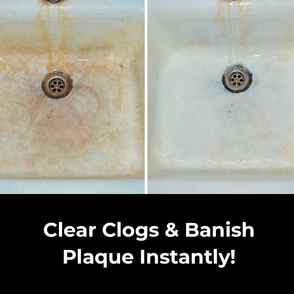 TurboClean Multi-Surface Powder Cleaner – Helps Reduce Buildup on Sinks, Drains
