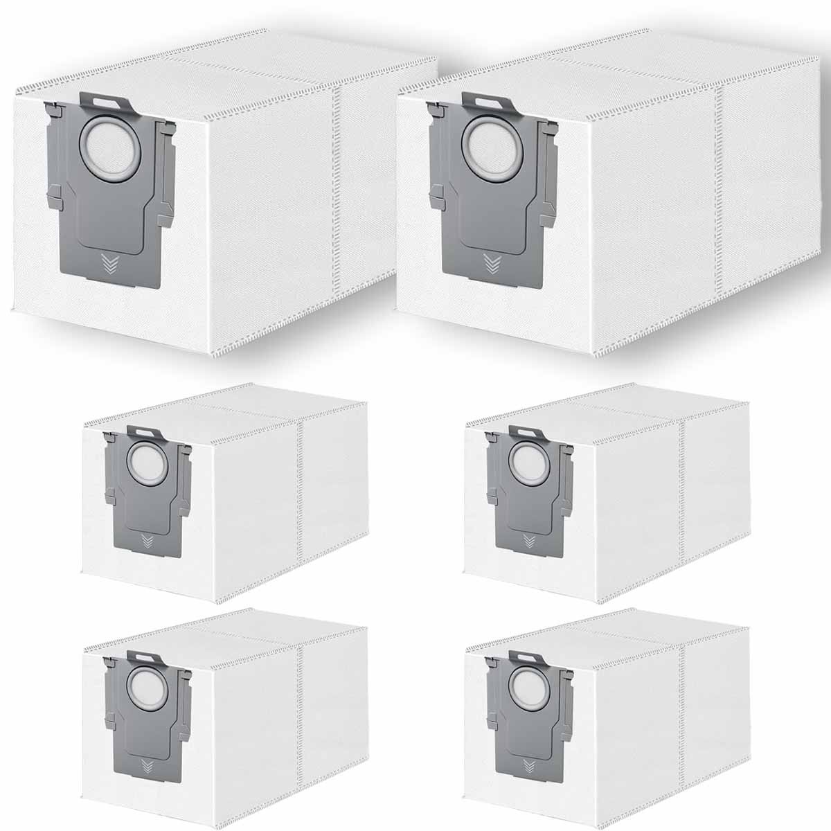 Dust Bags Replace for Roborock Qrevo Curv S5X, Qrevo Edge Robot Vacuum Cleaner