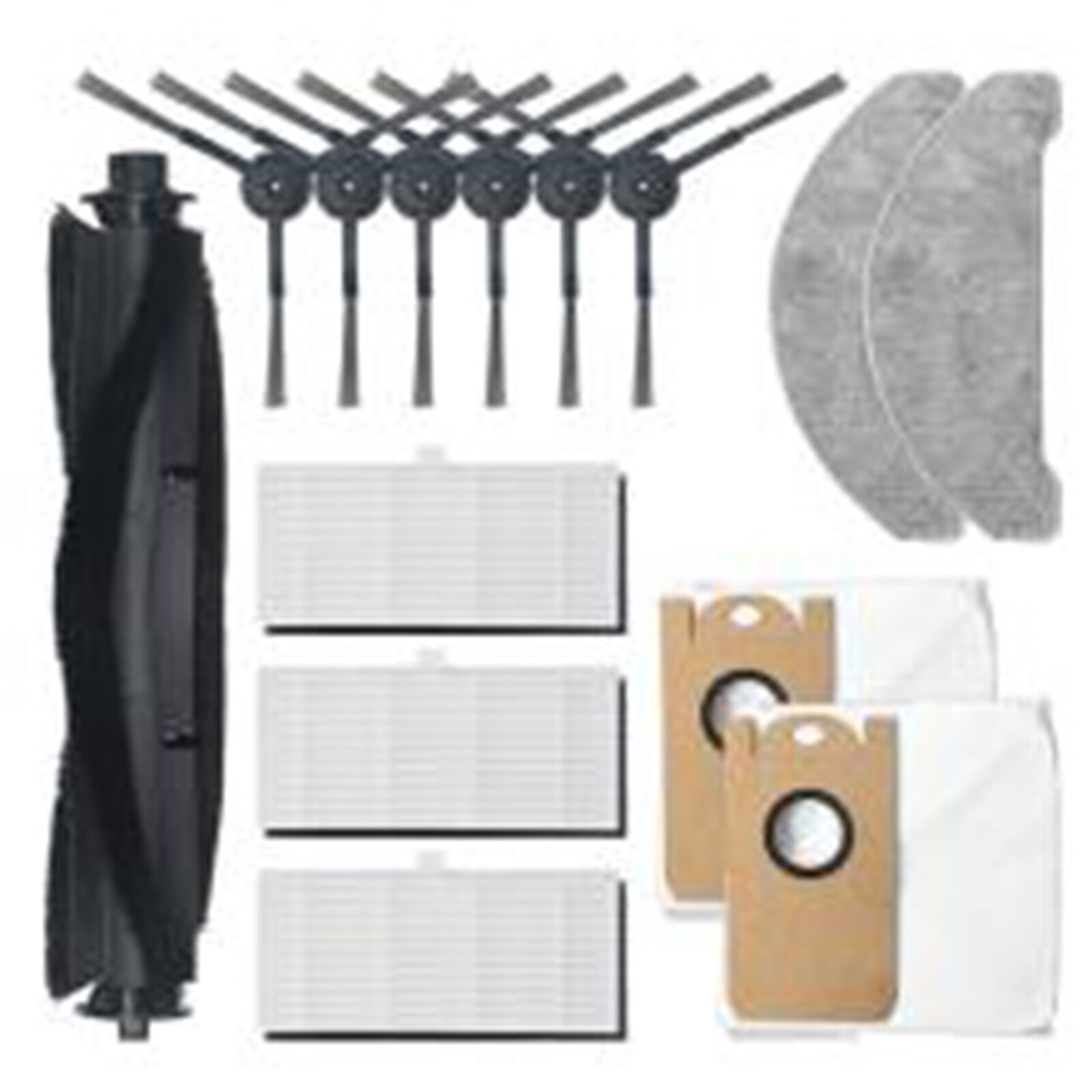 For VIOMI S9 Vacuum Cleaner Accessories Side Brush Filter Mop Cloth Dust Bag HUY
