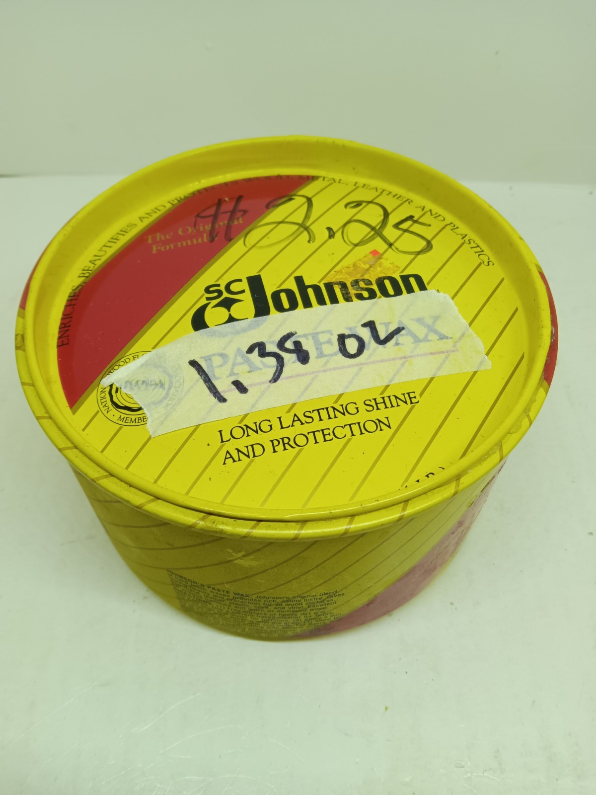 SC Johnson Paste Wax The Original Formula, 16 oz (1 lb) Discontinued NEW