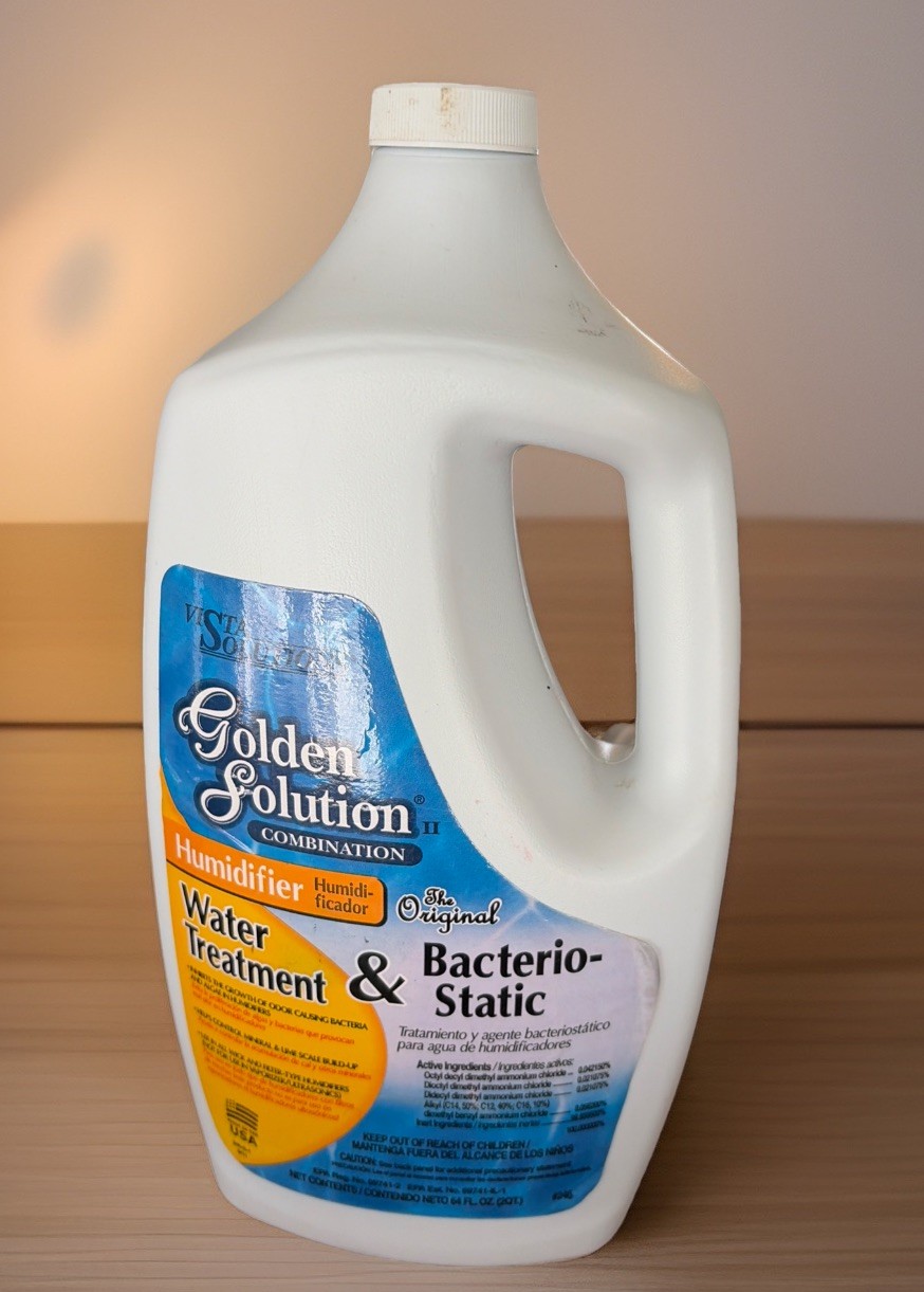 Golden Solution II 246-PDQ-6 Bacteriostatic Humidifier Treatment 64 oz VTG READ