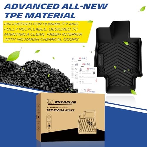 Vehicle Mats, Premier Series All-Weather TPE 2019-2025 Floor Mats B(3 Piece)