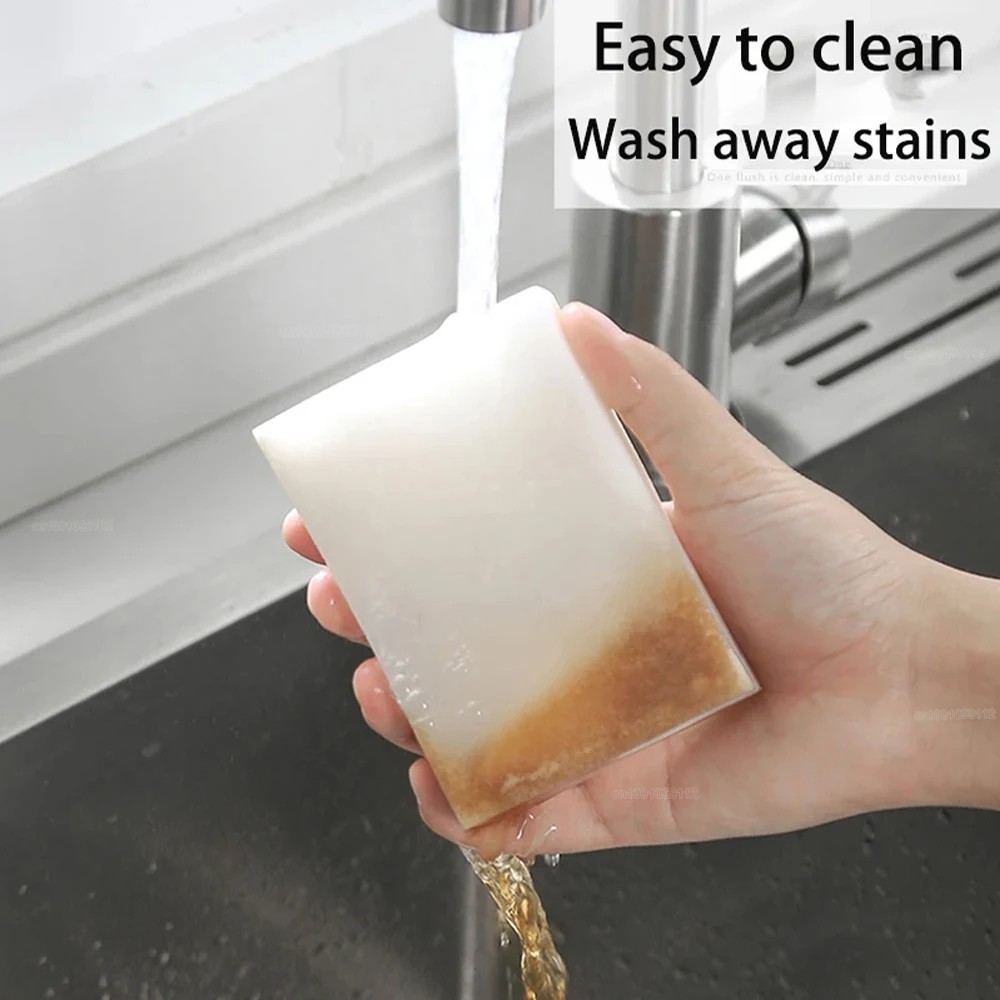 1 – 100pcs Magic Sponge Eraser Melamine Washing Thick Cleaning Foam Home Tool*
