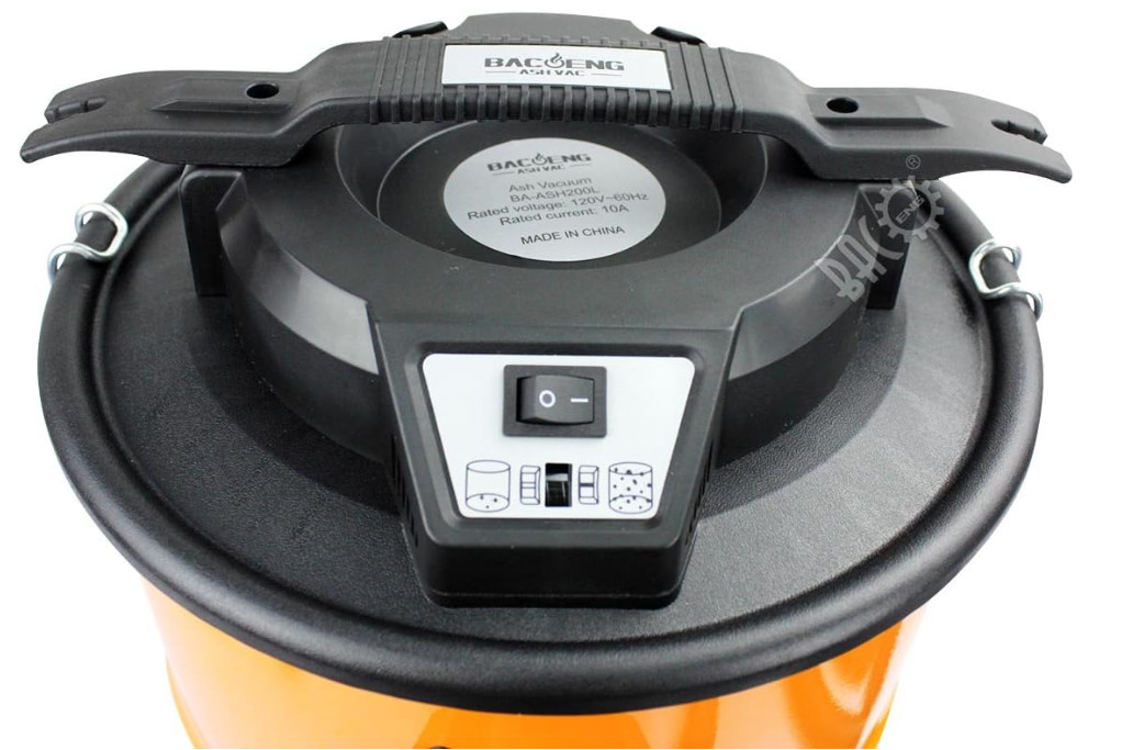 5.3-Gallon Ash Vacuum Cleaner with Double Stage Filtration System. Standard