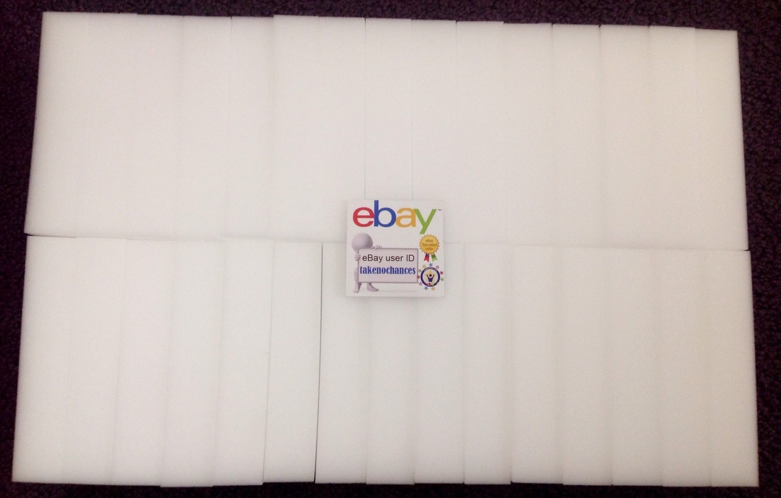 30 PREMIUM Grade Melamine Sponge Eraser BULK PACK 3/4″ Works Like Magic!