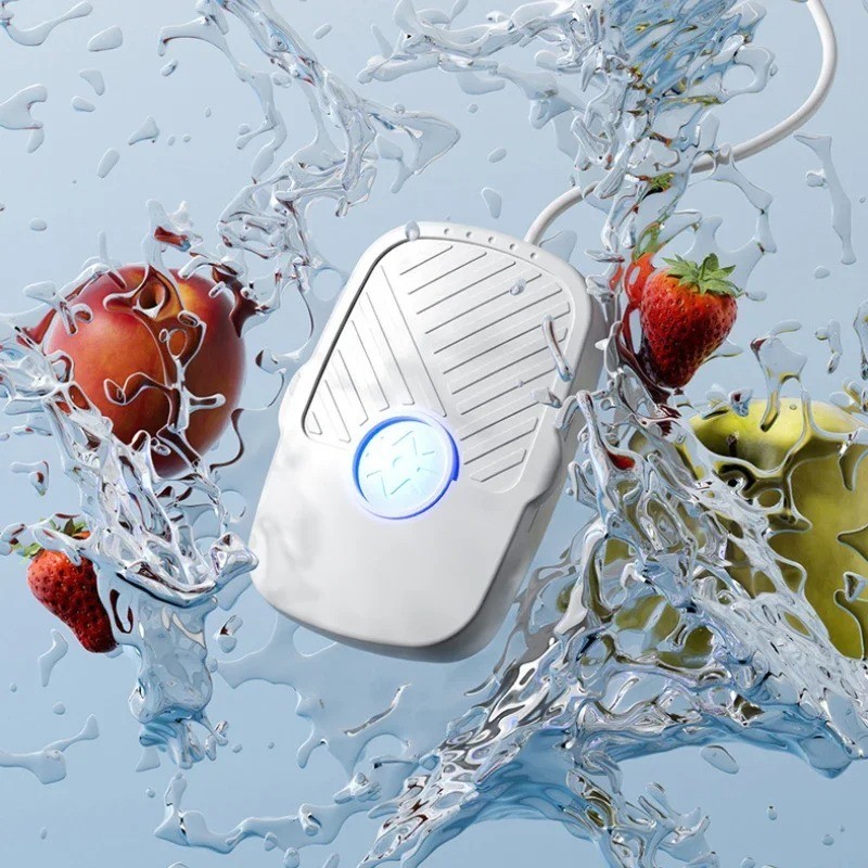 Portable Ultrasonic Fruit Vegetable Cleaner IPX7 Waterproof USB Food Washer