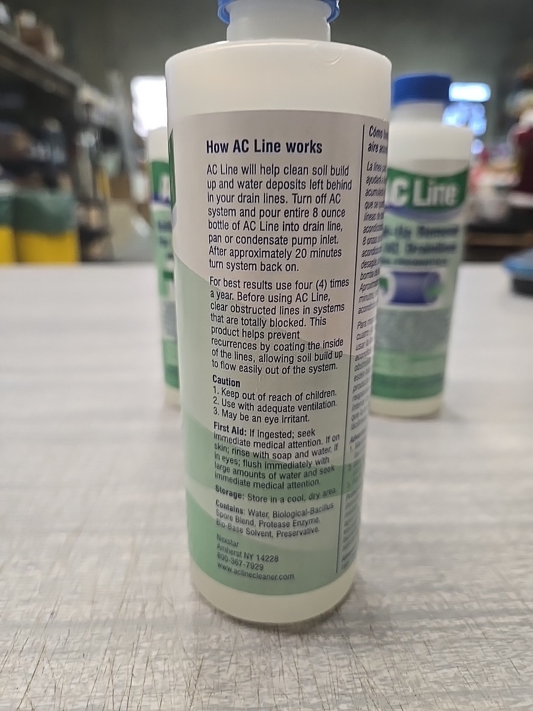 AC Line Build-Up Remover For AC Drainlines- 8 Fl Oz Bottles- PACK OF 4