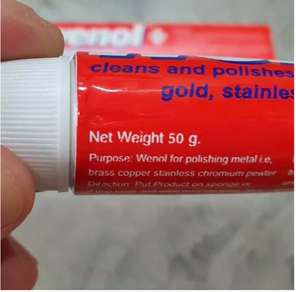 Wenol Metal Polish Cleaner for Brass Copper Silver Gold Stainless Steel Chrome