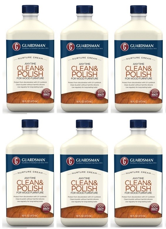 Guardsman Products 461500 16 oz Liquid Revitalizing Wood Polish Cream – 6 Pack