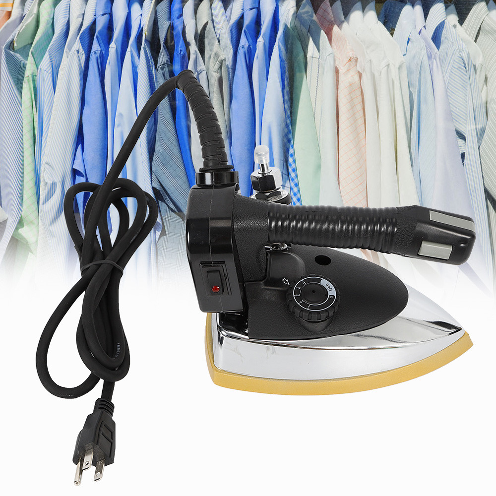 1000W Commercial Industrial Electric Steam Iron Steamer 60~220℃ with 3L Tank USA