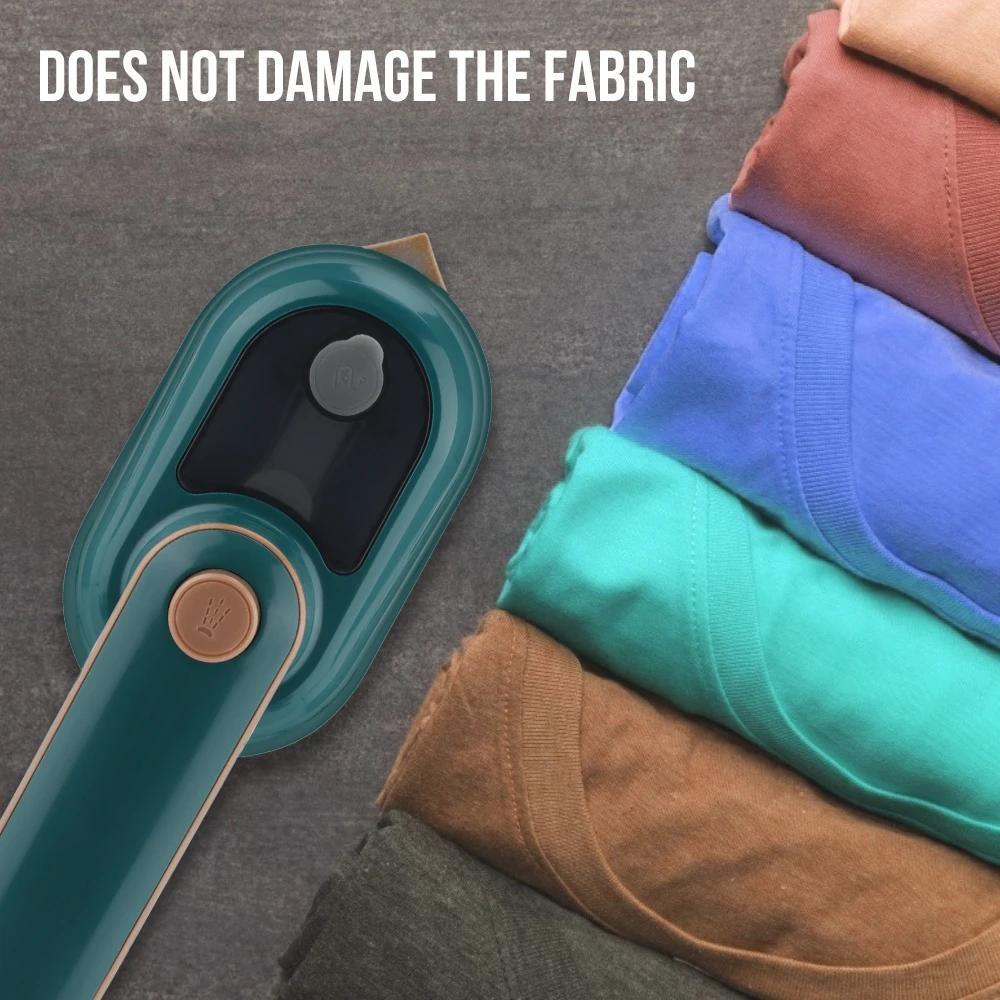 Micro Steam Iron Machine Mini Portable Steamer Handheld Garment Clothes Ironing