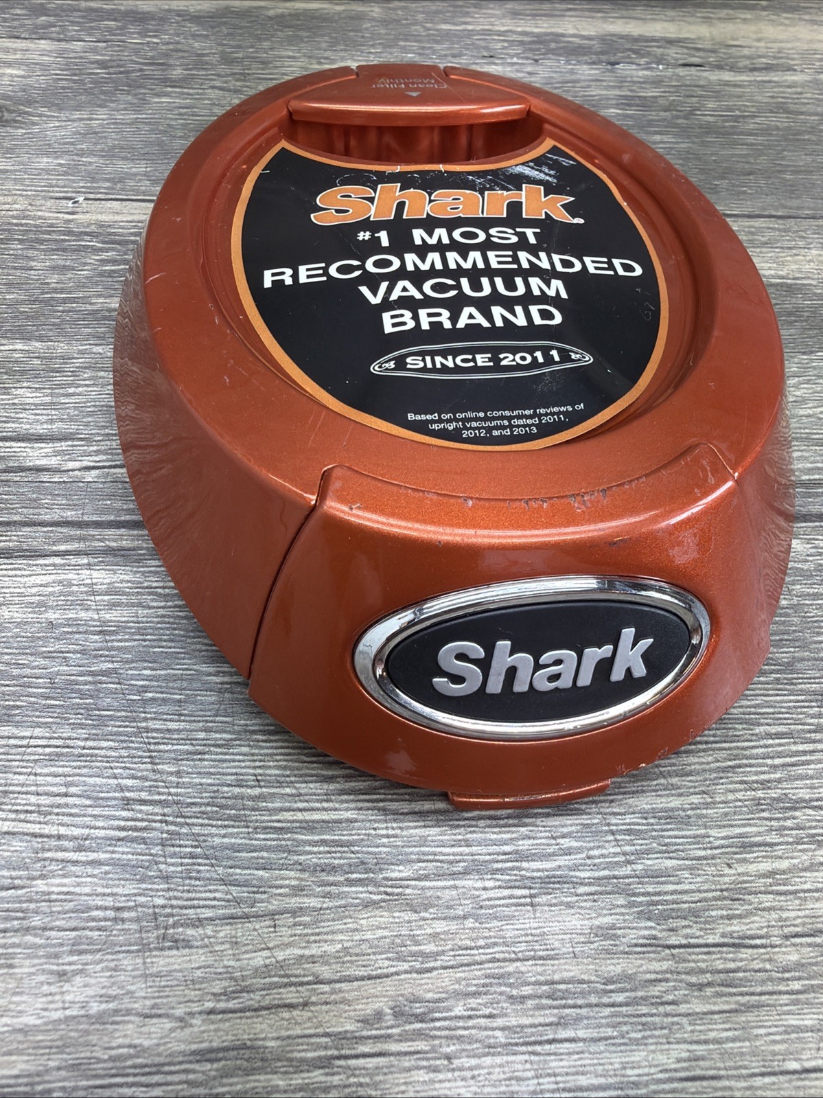 SHARK ROCKET PRE FILTER TOP COVER CAP LID HV301 HV302 HV303 Orange