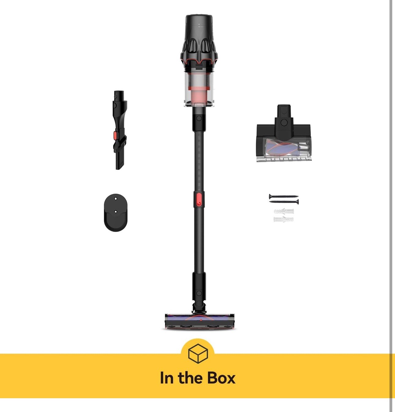 Deerma Cordless Stick Vacuum Cleaner, 240W Vacuum Cleaners, Anti-Tangle DEM T30
