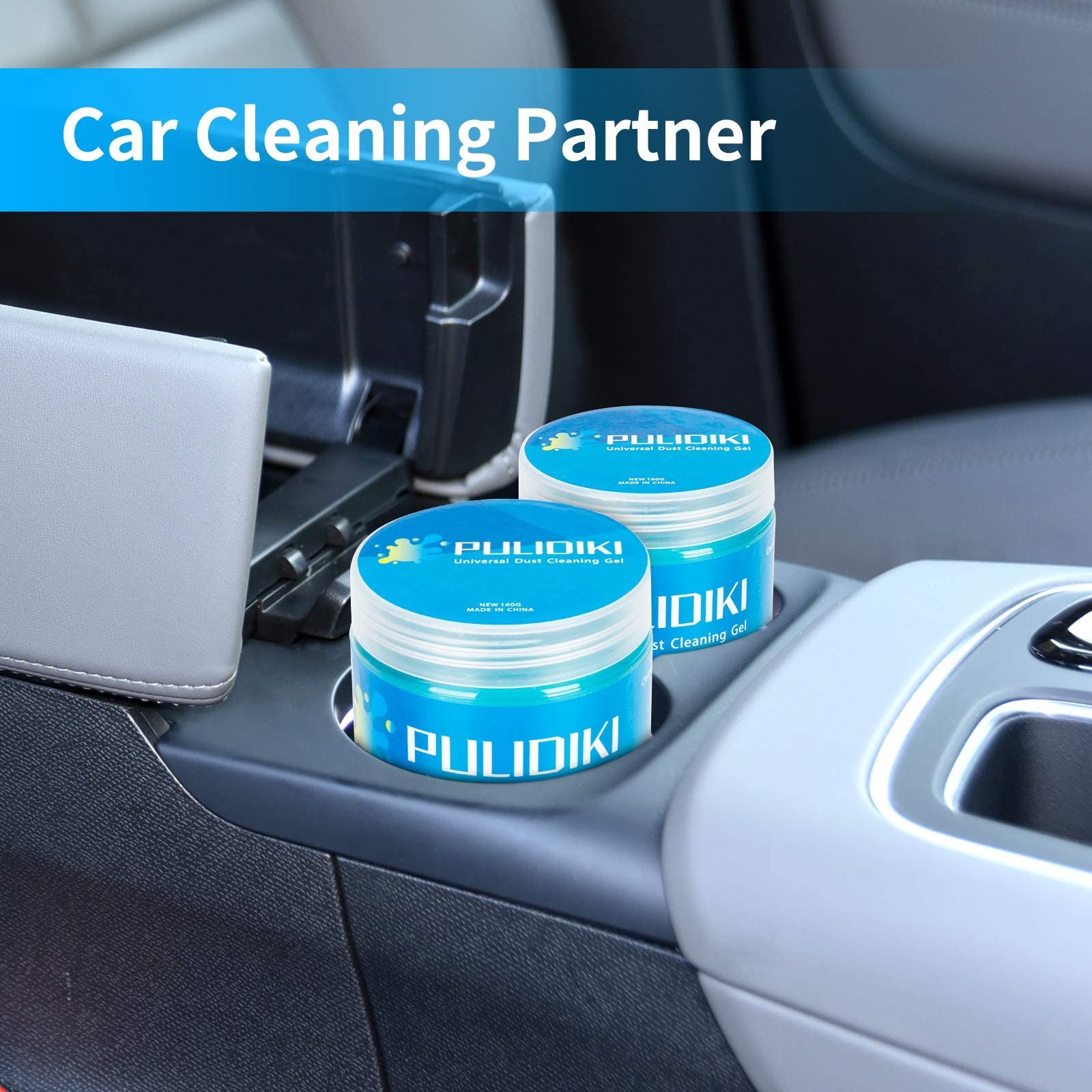 PULIDIKI Car Cleaning Gel Clean Putty, 5.6 Ounce (Pack of 1), Blue