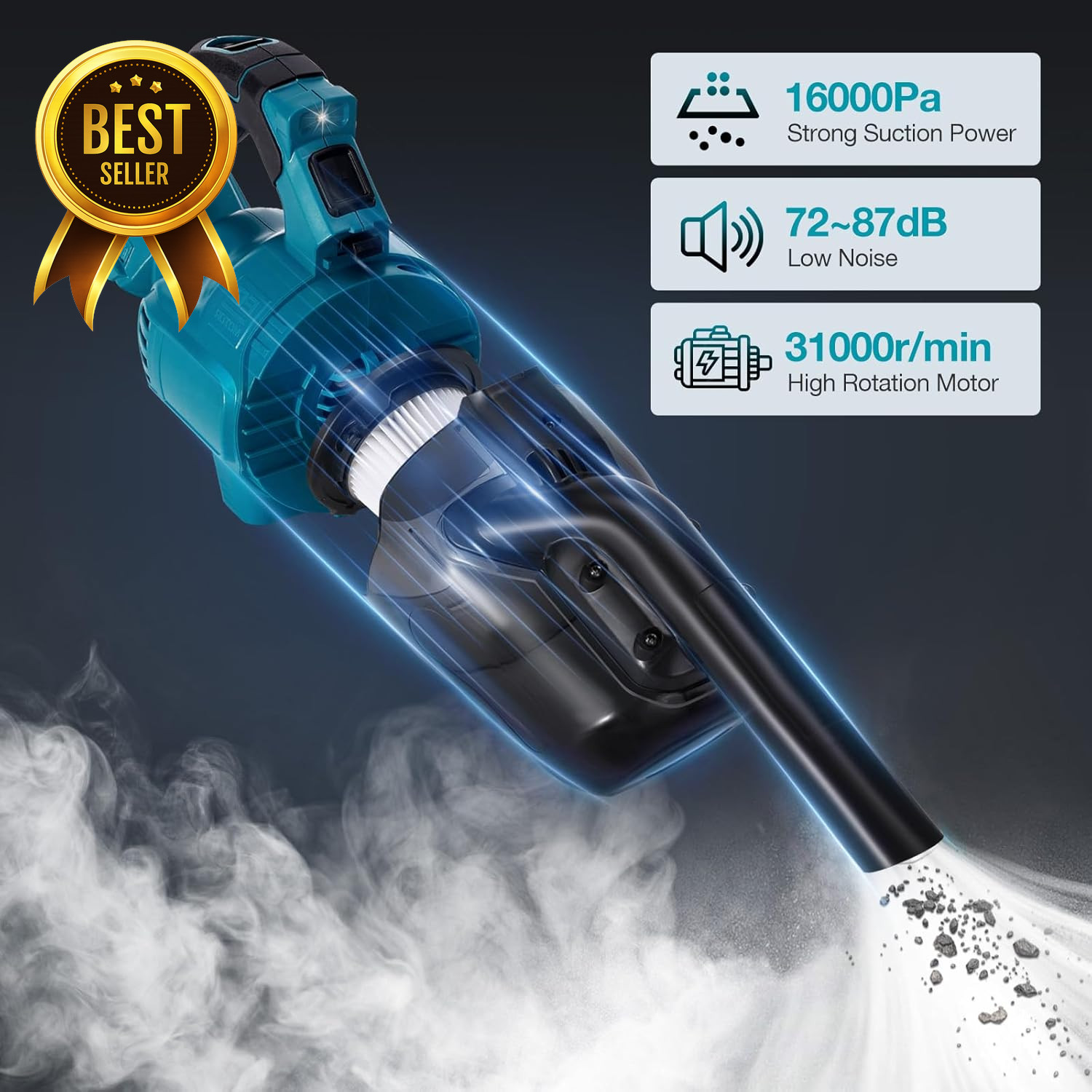 Makita 18V Cordless Handheld Vacuum Cleaner Portable Wireless Pet Hair Tool Only