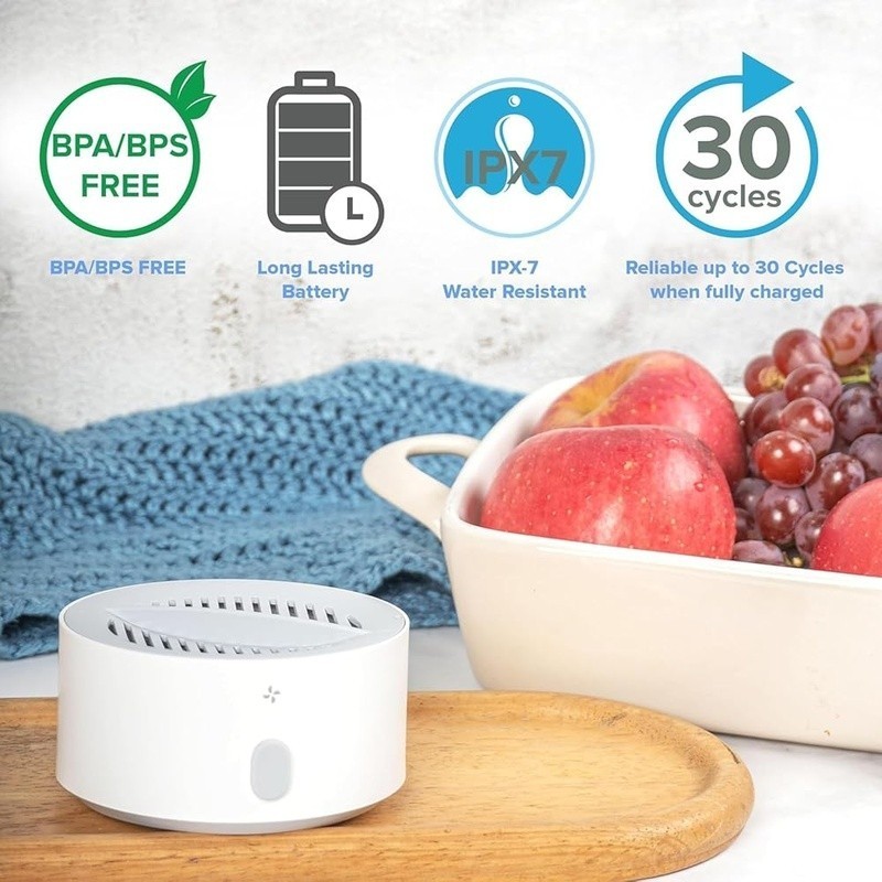 Fruit Vegetable Washer Electrolysis Cleaner Portable Fresh Produce Deep Clean US
