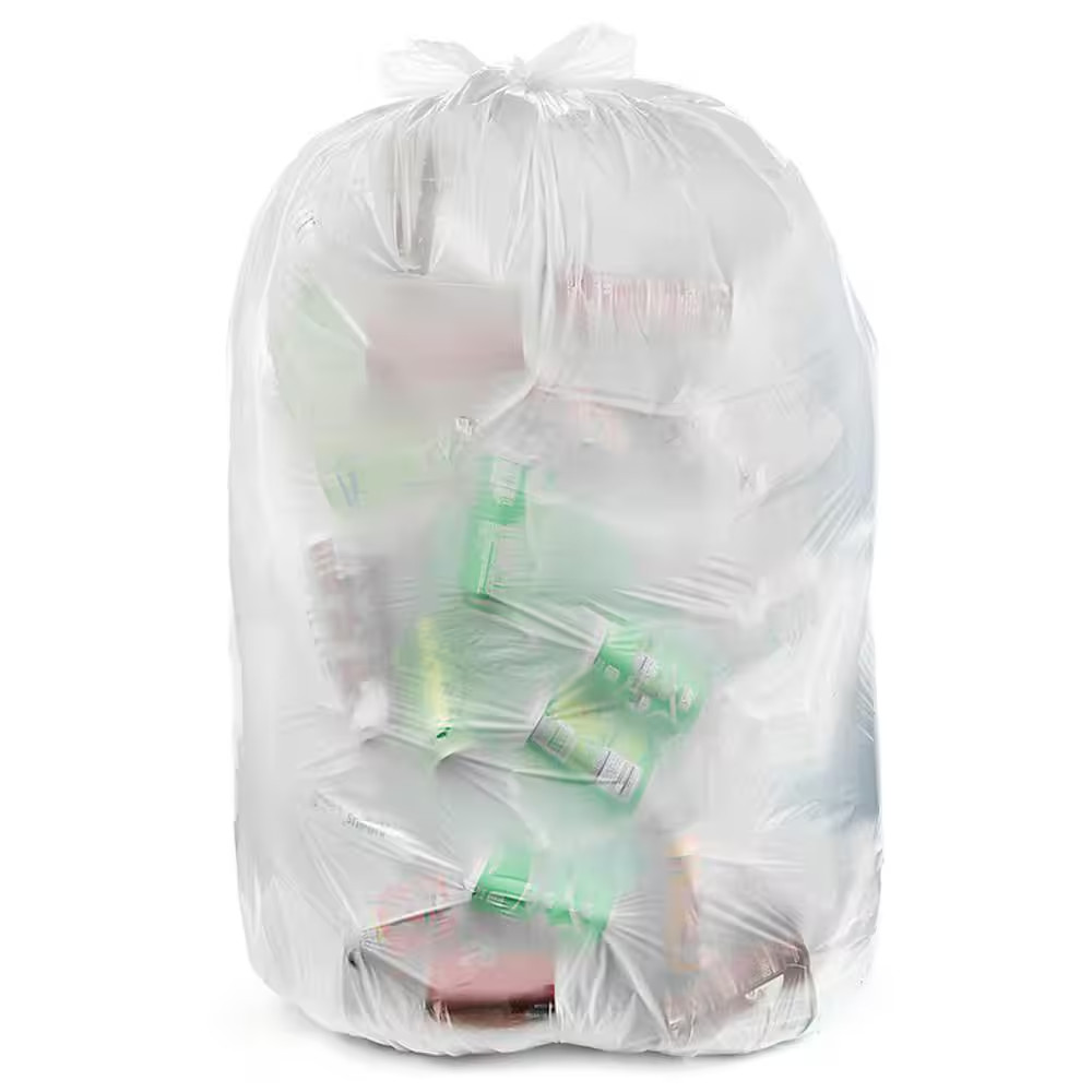 20 Gal.-30 Gal. Clear Garbage Bags – 30 In. X 36 In. (Pack of 100) 1.5 Mil (Eq)