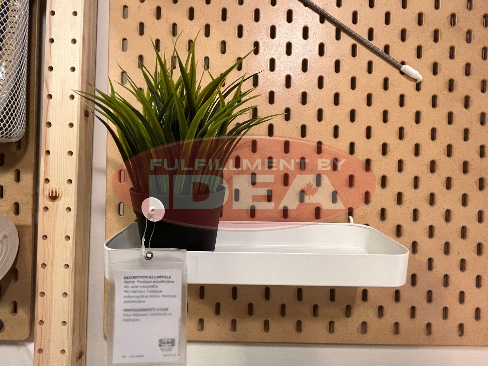 Brand New IKEA SKADIS White Shelf For Peg Board 003.207.99