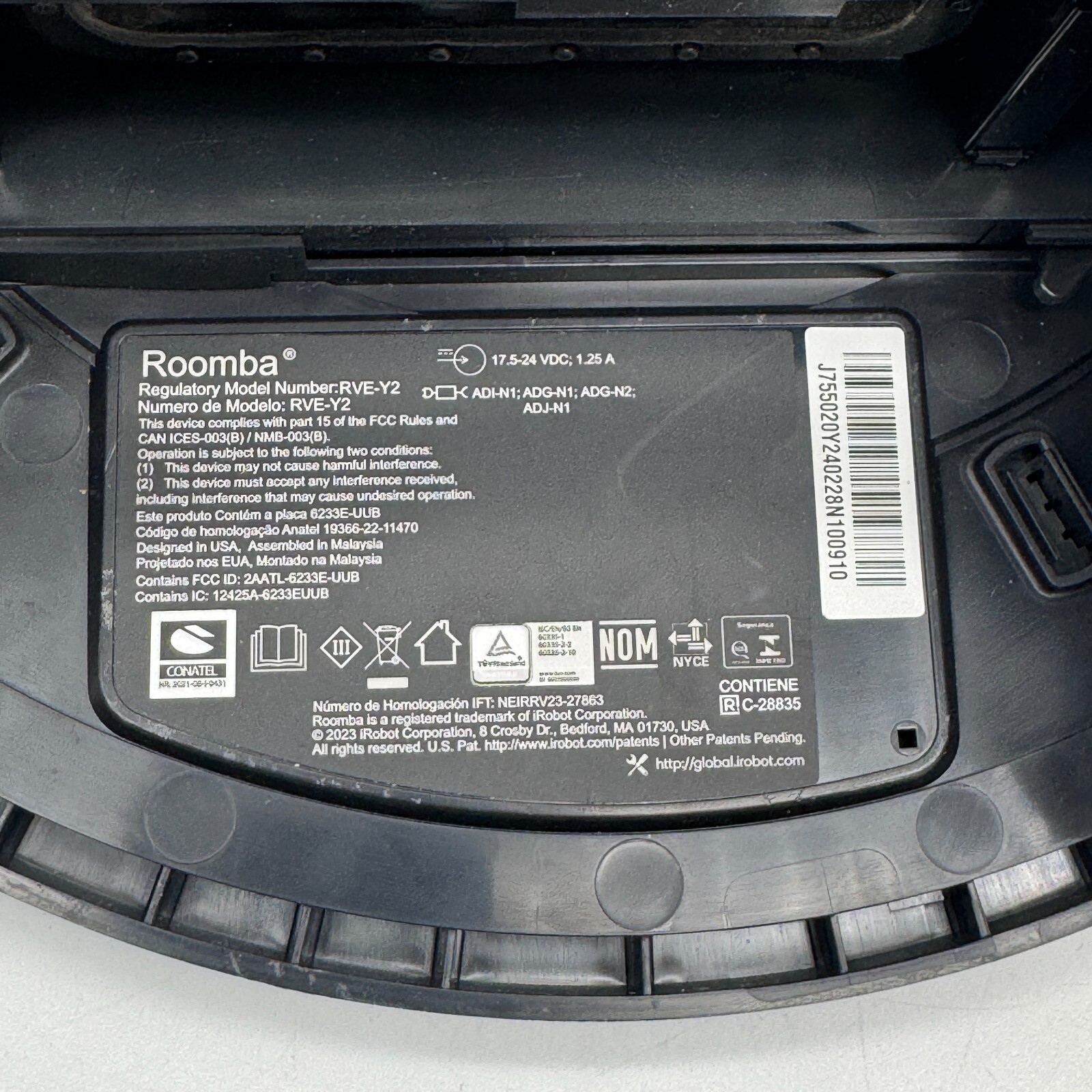 Missing Parts – iRobot Roomba j7+ Self-Emptying Robot Vacuum