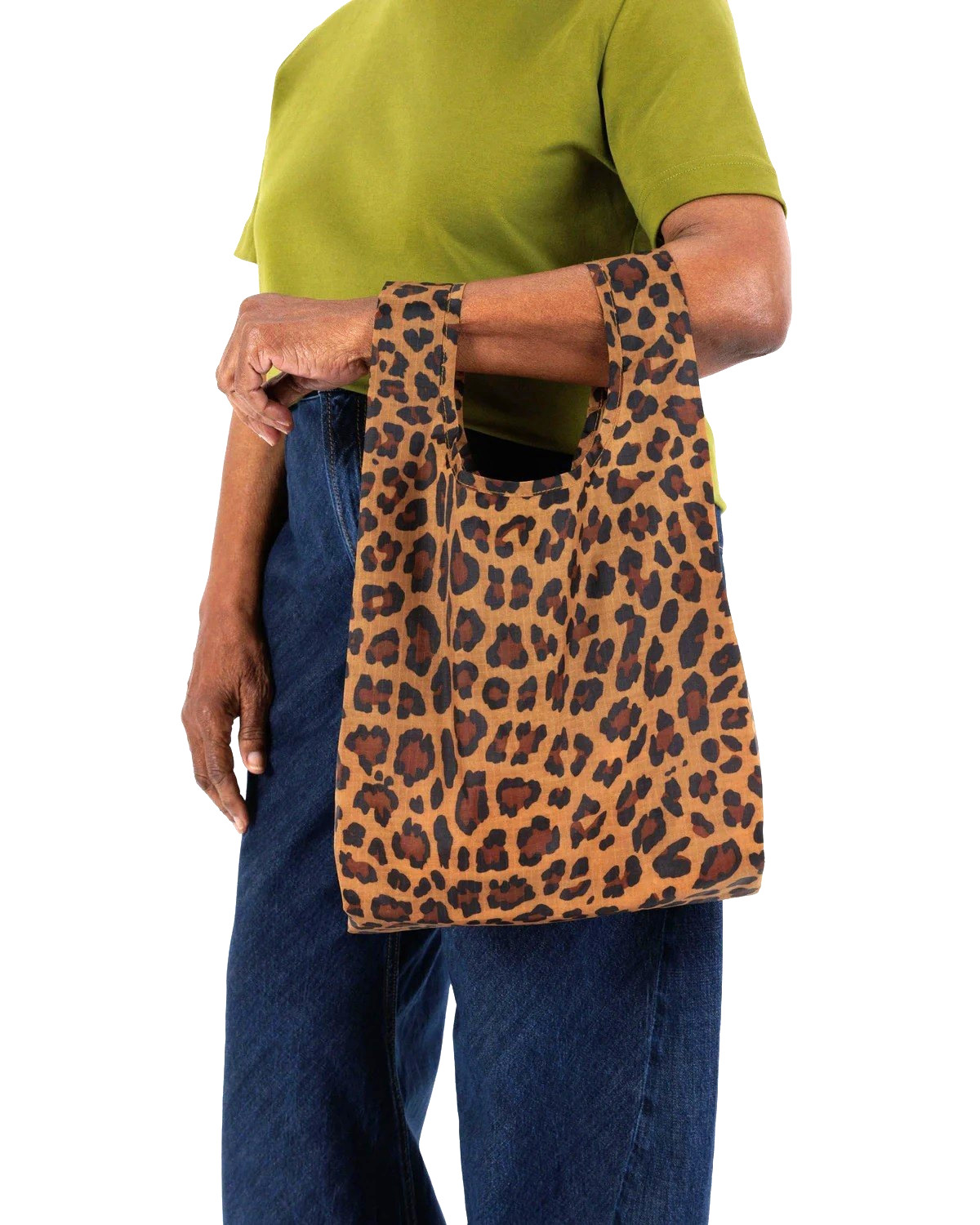 Baggu Baby Baggu, Reusable Small shopping Bag. Leopard Print, NWT